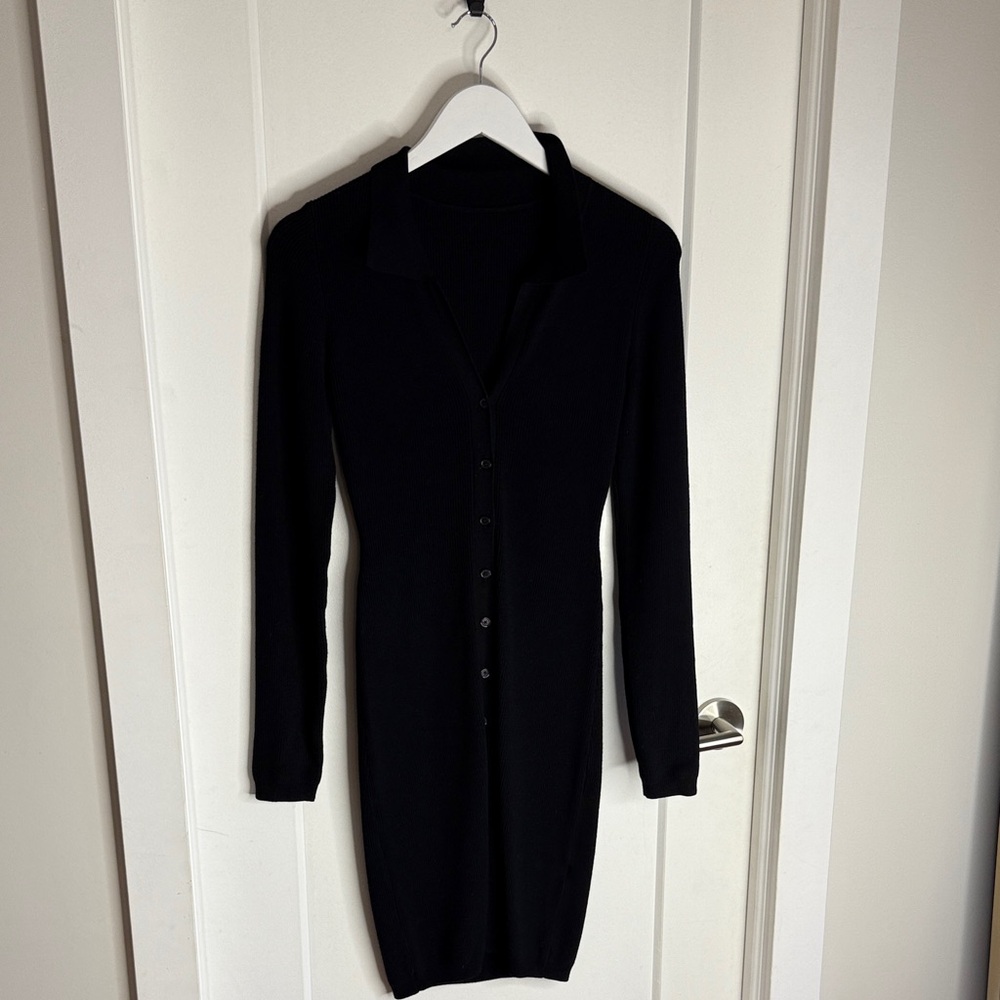 Aritzia black cove dress small